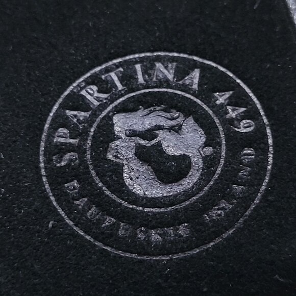 Siren La Petite Black Spartina 449 Suede Wallet Gold Zipper and Snap Closure - Picture 16 of 16